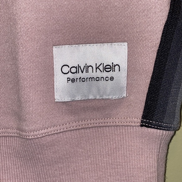 CK Mauve Cropped Short-Sleeved Sweater Sz: XS - Picture 2 of 8